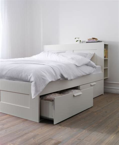 white bed with storage ikea|ikea queen white storage bed.